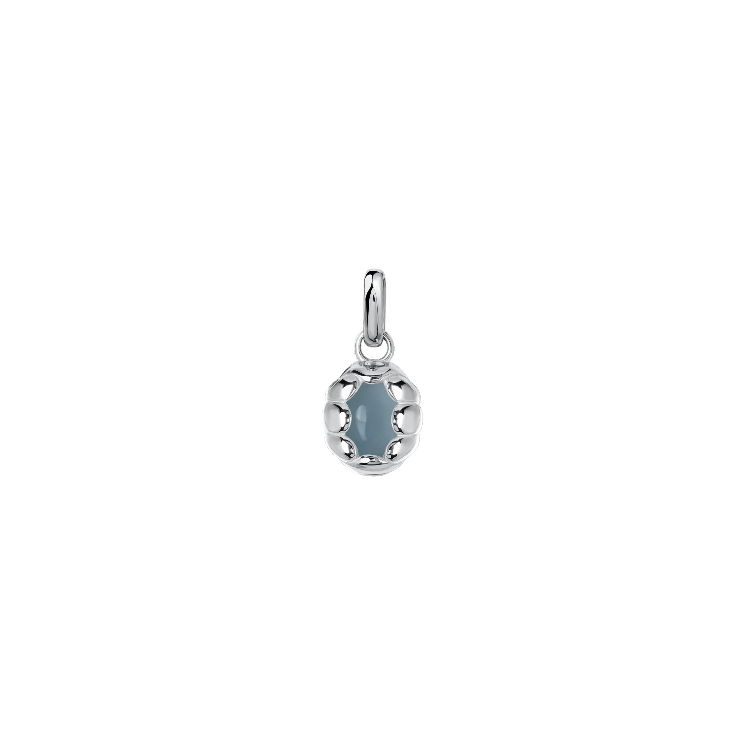 Zawieszka Sirène Silver z Kamieniem Aqua
